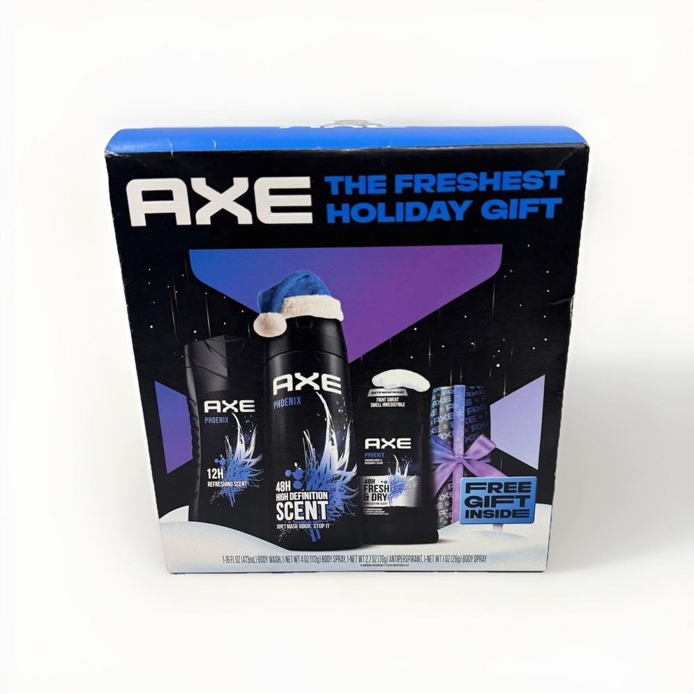 Axe‎ Gift Set Phoenix Fragrance Body Wash, Body Spray & Antiperspirant NEW
